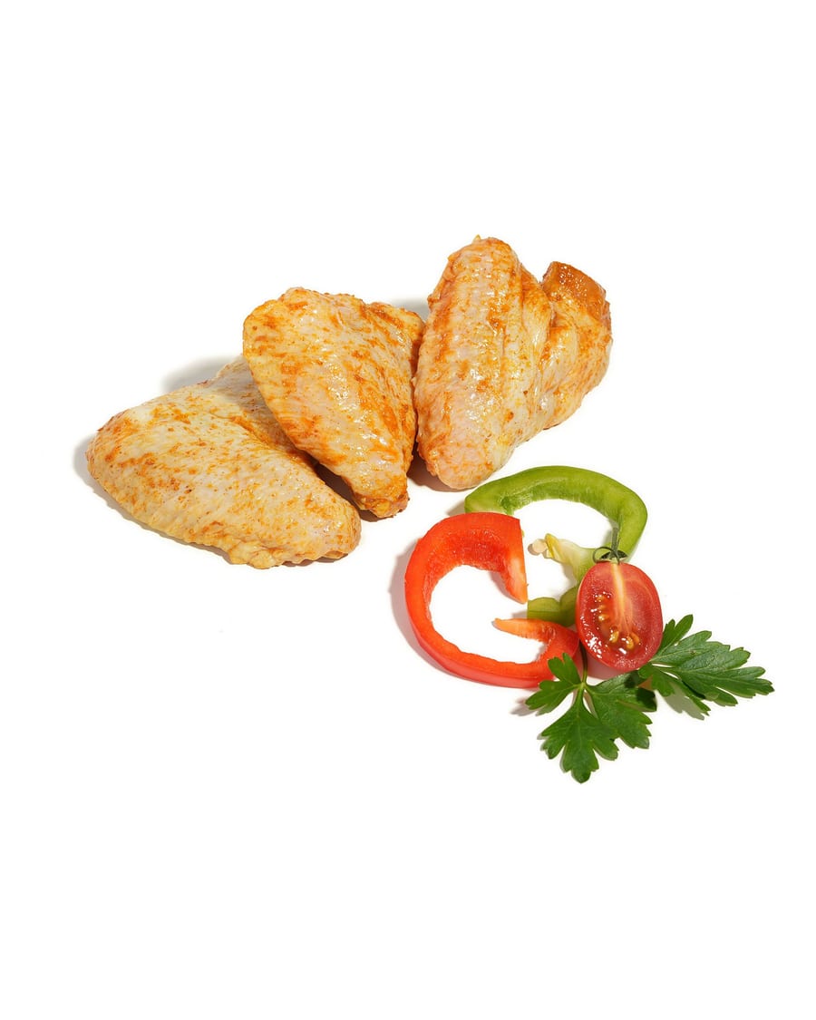 Мариновани пилешки крилца с къри и куркума